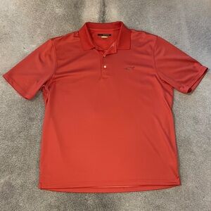 Greg Norman Collection Red Performance Polo Shirt